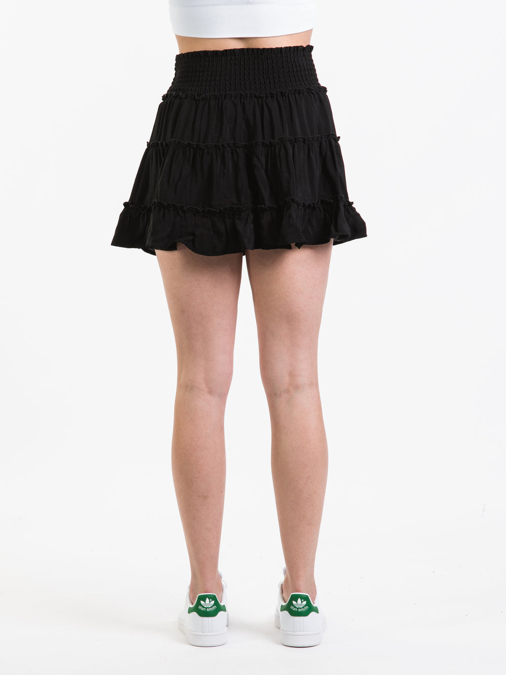 HARLOW SHIRRED TIERED SKIRT - CLEARANCE