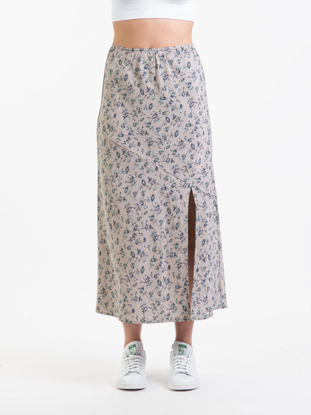 HARLOW MIDI SLIT SKIRT - CLEARANCE