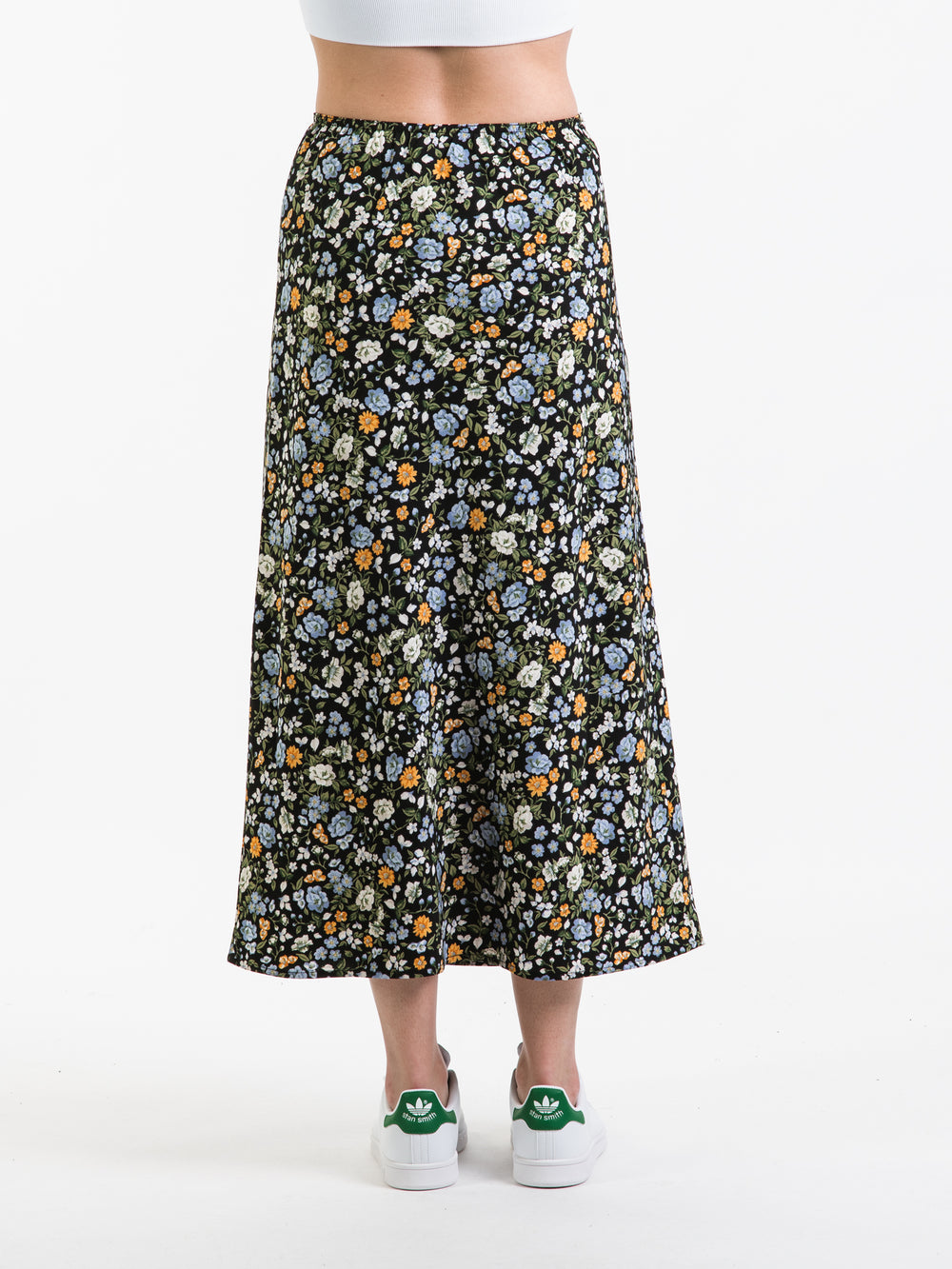 HARLOW MIDI SLIT SKIRT - CLEARANCE