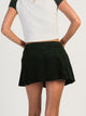 HARLOW HARLOW PLEATED CORD SKIRT - FOREST - Boathouse