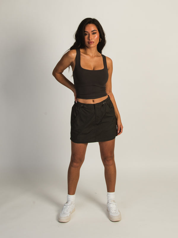 HARLOW DEVON SKIRT - CHARCOAL - CLEARANCE