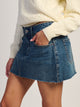 HARLOW DAISY DENIM SKORT - DARK WASH