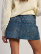 HARLOW DAISY DENIM SKORT - DARK WASH