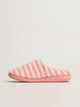 WOMENS HARLOW STARRI SLIPPER - PINK