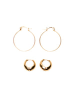 HARLOW LANA HOOPS - GOLD