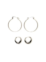 HARLOW LANA HOOPS - SILVER