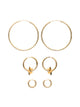 HARLOW HARLOW MIMI HOOPS - GOLD - Boathouse