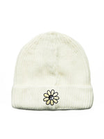 HARLOW RIBBED EMBROIDERED BEANIE