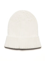 HARLOW MIA FOLDOVER BEANIE - OFF-WHITE