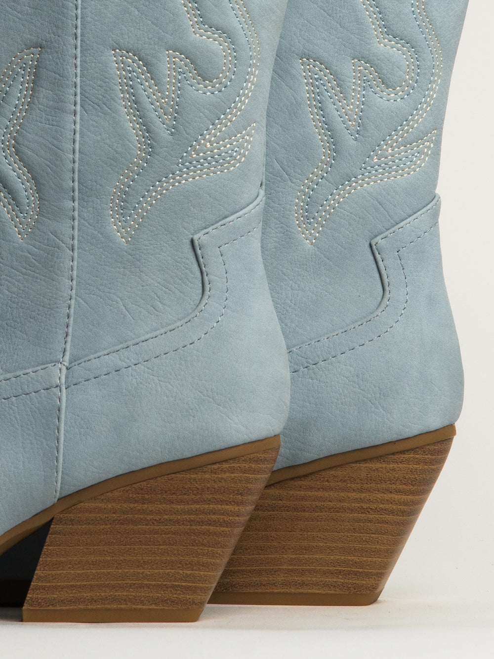 WOMENS HARLOW STASSIE COWBOY BOOTS -LIGHT BLUE