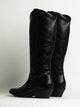 HARLOW WOMENS HARLOW OAKLEE COWBOY BOOTS - BLACK - Boathouse