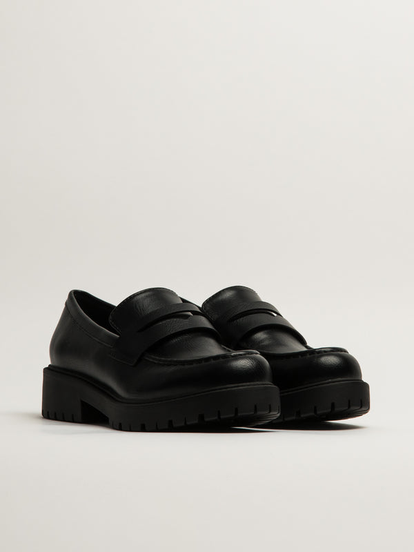 WOMENS HARLOW PENNY LOAFER - BLACK