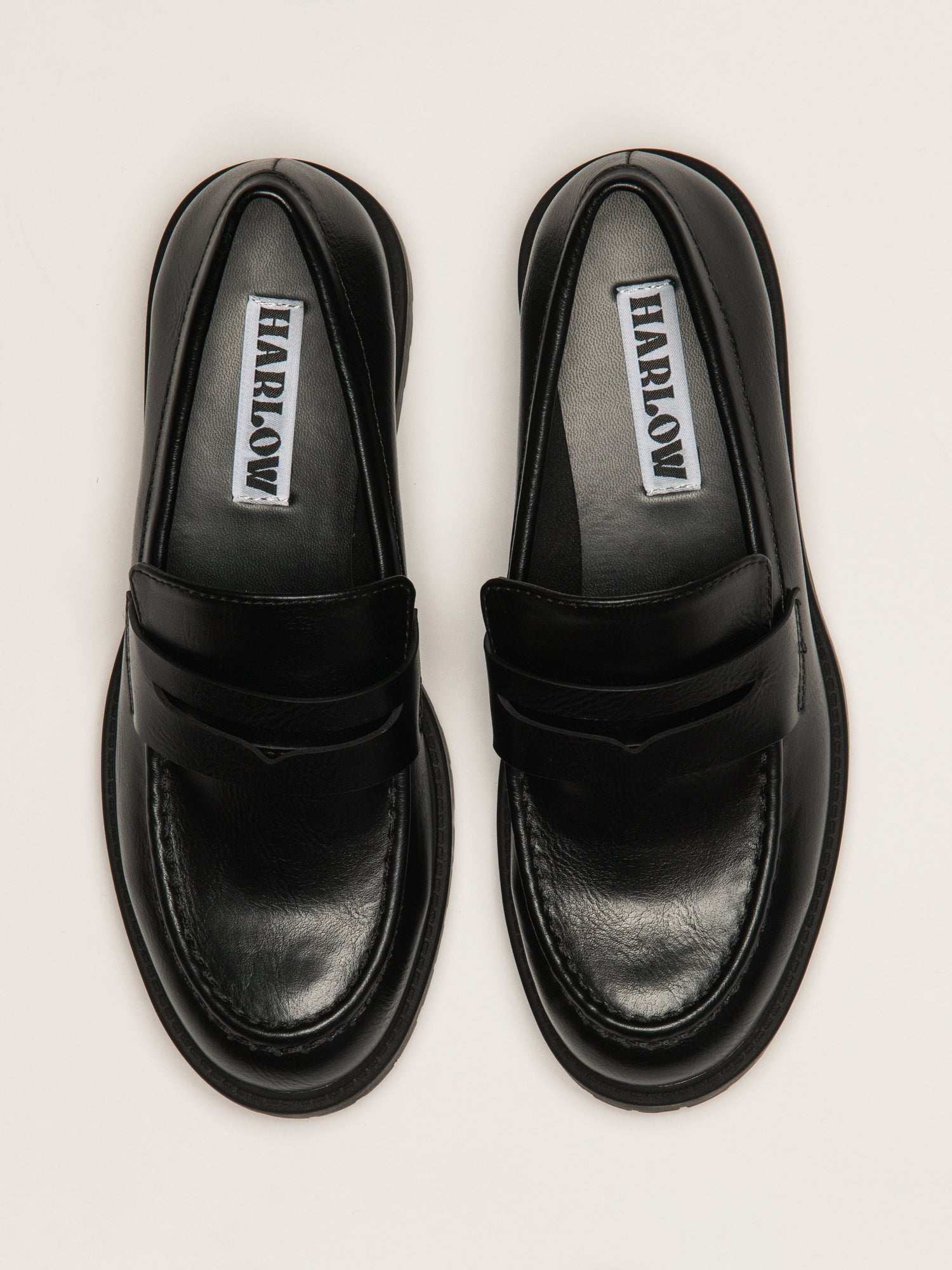 HARLOW PENNY SANDAL - BLACK