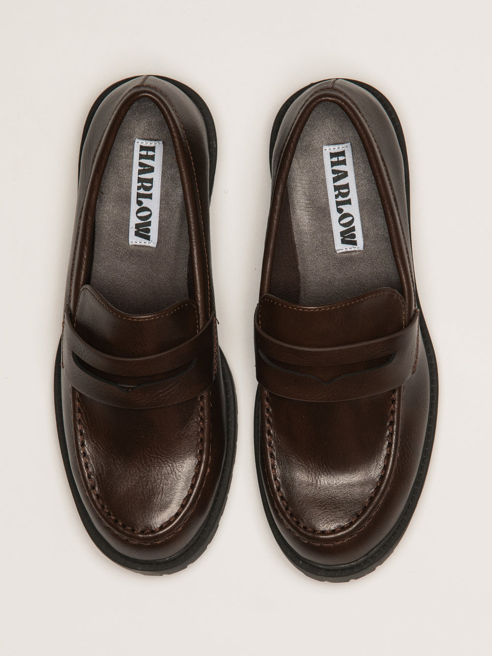 HARLOW PENNY SANDAL - CHOCOLATE