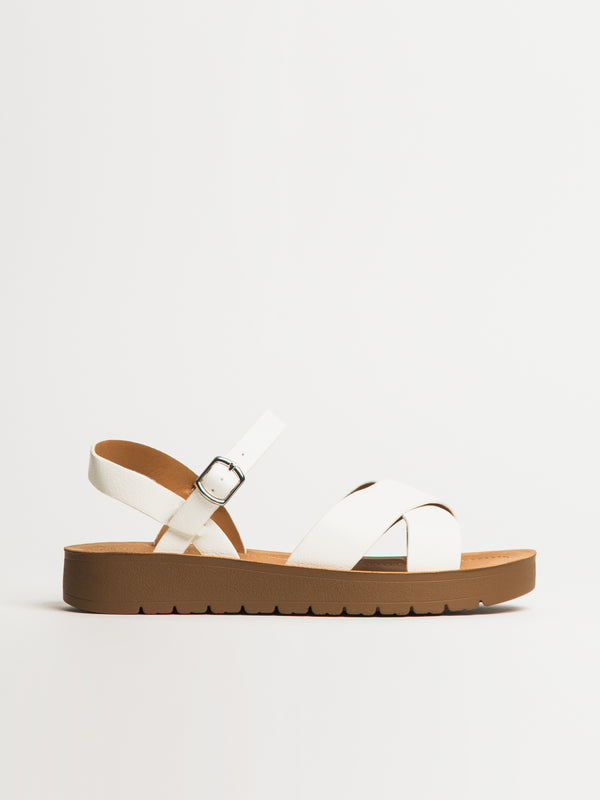 WOMENS HARLOW CHARLIE SANDALS - WHITE