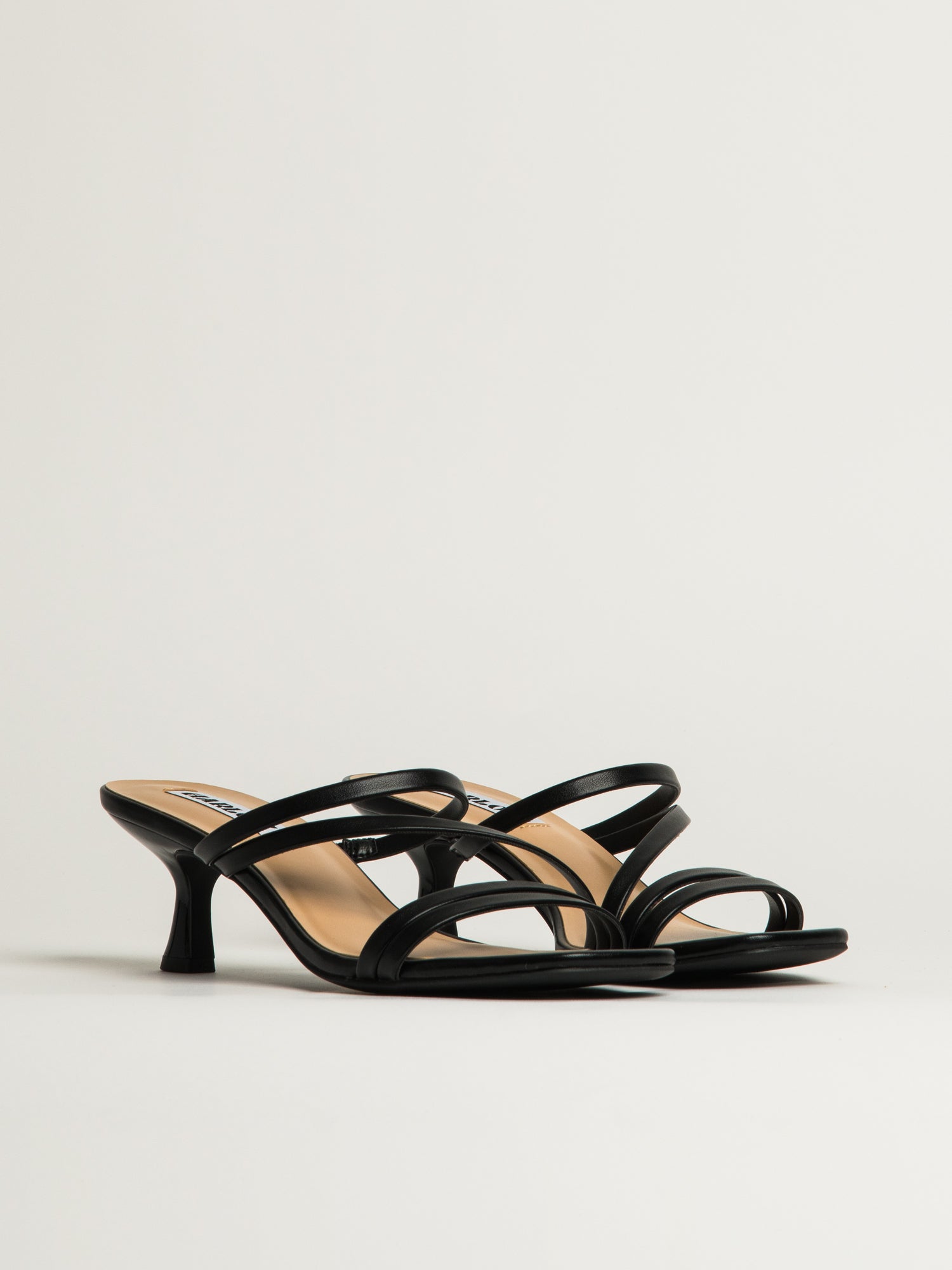 WOMENS HARLOW KITTEN - BLACK