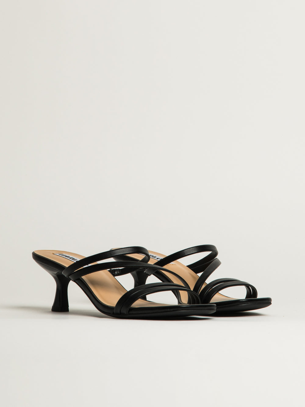 WOMENS HARLOW KITTEN - BLACK