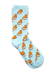 HARLOW CAT PRINT SOCK - BLUE - Boathouse