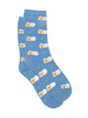 HARLOW HARLOW LAMB PRINT SOCK - BLUE - Boathouse