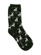 HARLOW REINDEER PRINT SOCK - FORÊT