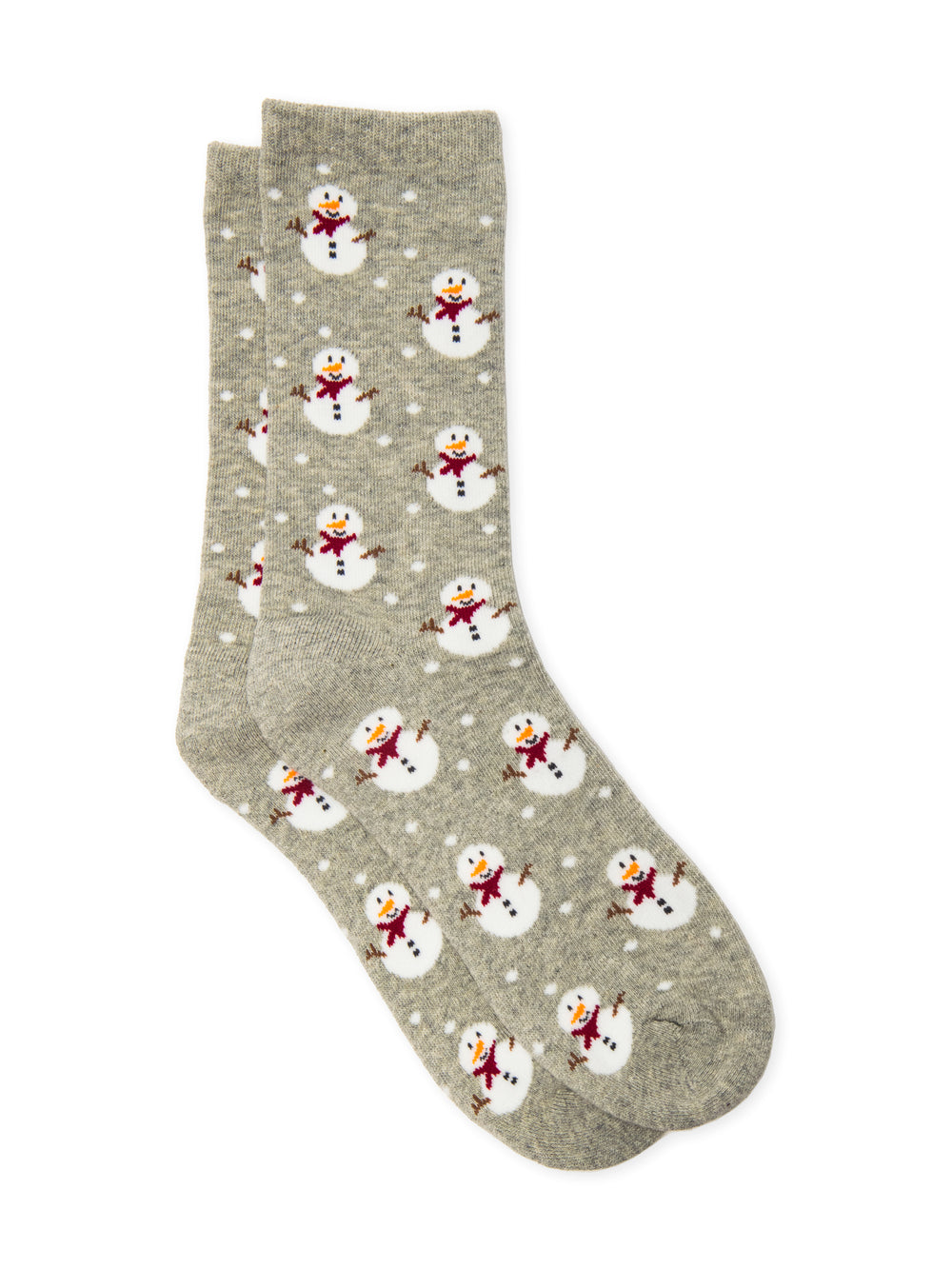 HARLOW SNOWMAN PRINT SOCK - GRIS