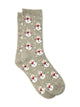 HARLOW SNOWMAN PRINT SOCK - GRIS