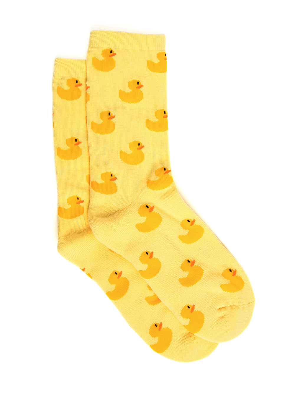 DUCK PRINT SOCKS - YELLOW