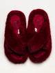HARLOW WOMENS HARLOW CROSSOVER SLIPPER - RED - Boathouse