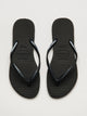 HAVAIANAS WOMENS HAVAIANAS SLIM BLACK SANDALS - Boathouse