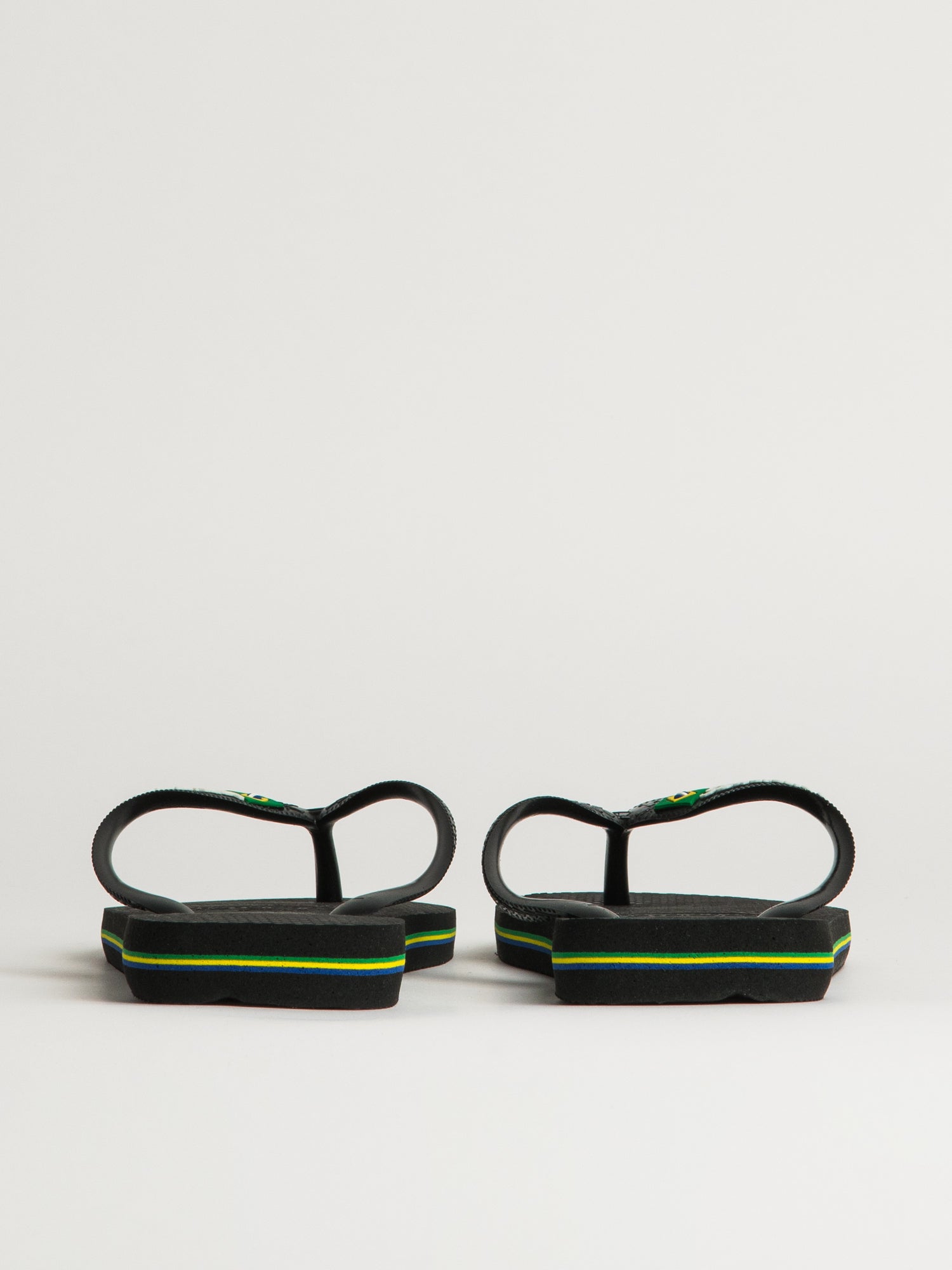 WOMENS HAVAIANAS BRASIL LOGO - BLACK