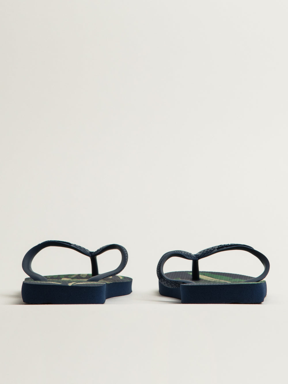 MENS HAVAIANAS TOP ALOHA SANDALS - NAVY