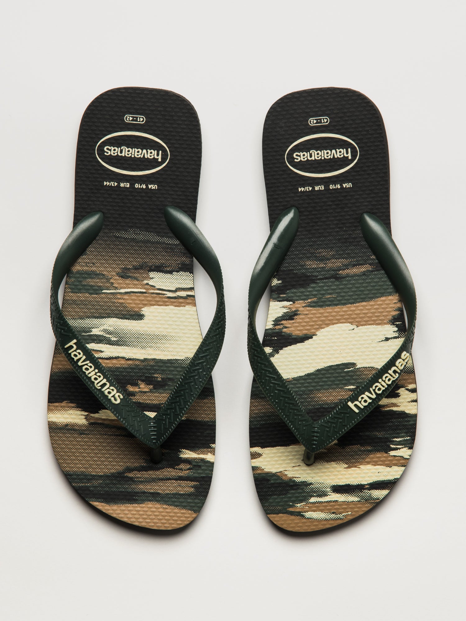 MENS HAVAIANAS TOP CAMO - GREEN