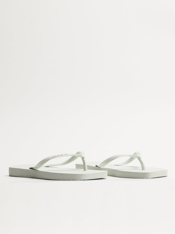 WOMENS HAVAIANAS SLIM SQUARE - WHITE