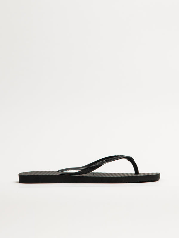WOMENS HAVAIANAS SLIM SQUARE - BLACK