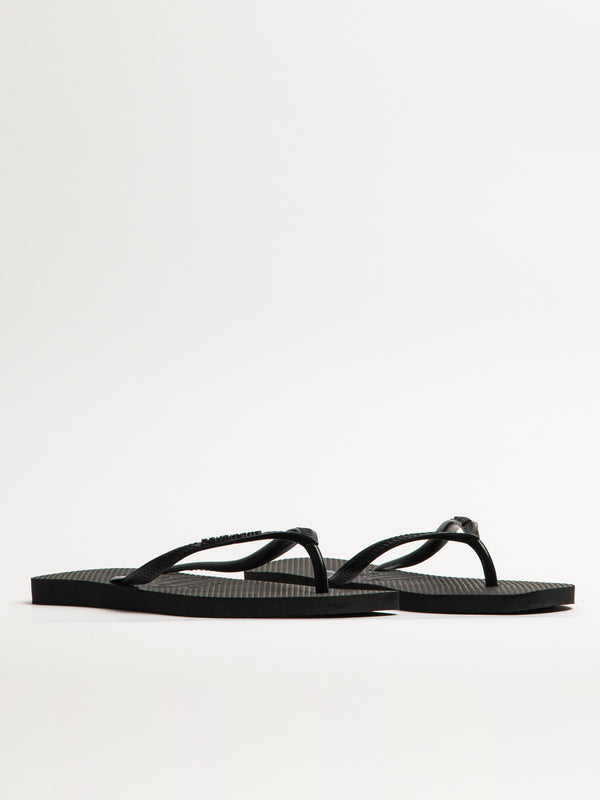 WOMENS HAVAIANAS SLIM SQUARE - BLACK