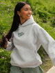 HAPPY CAMPER HEATHER GRAY PUFF SERIES HOODIE