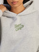 HAPPY CAMPER HEATHER GRAY PUFF SERIES HOODIE