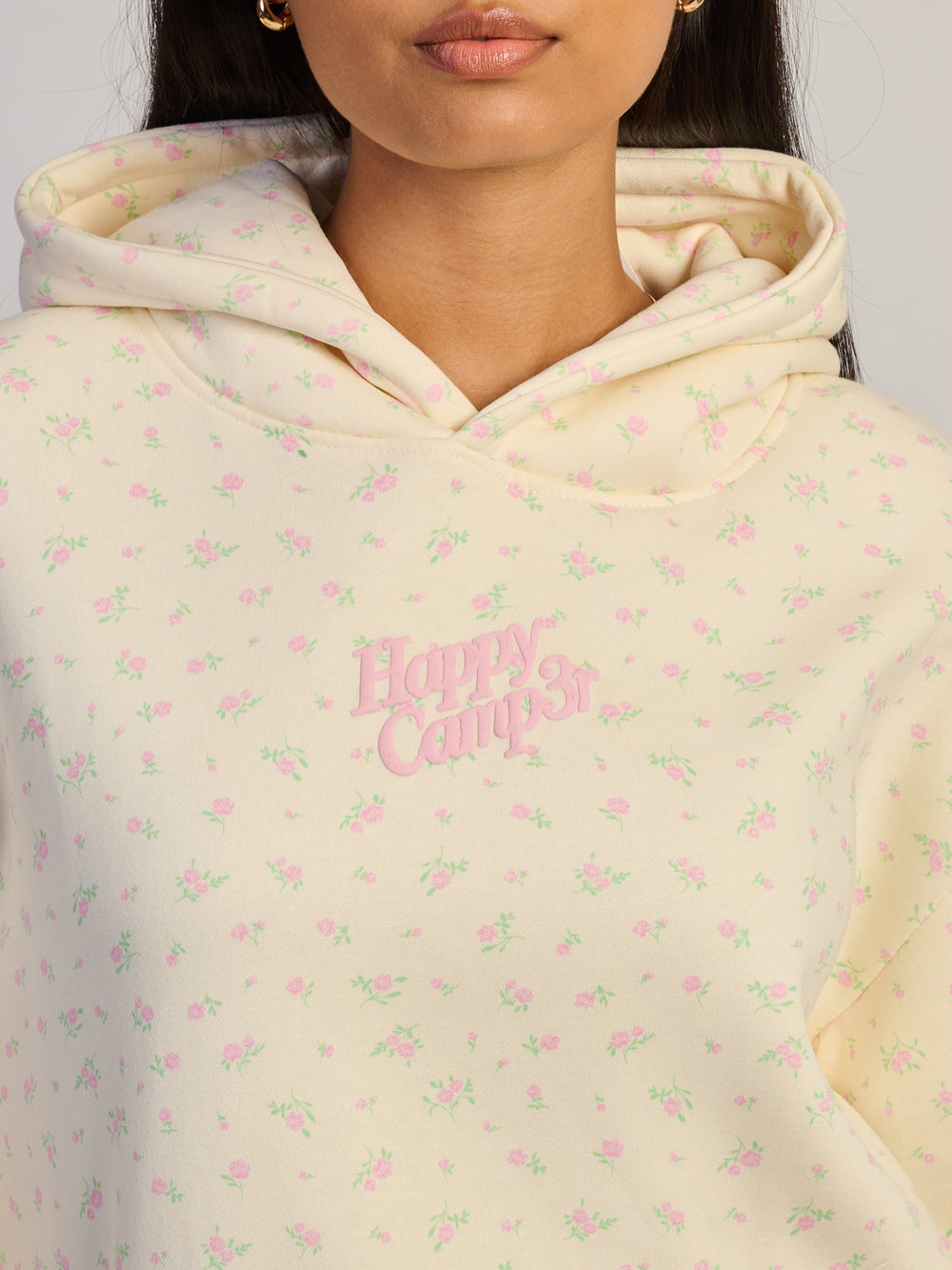 HAPPY CAMPER SWEAT À CAPUCHE BLUSH CRÈME AU BEURRE