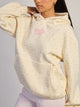 HAPPY CAMPER SWEAT À CAPUCHE BLUSH CRÈME AU BEURRE