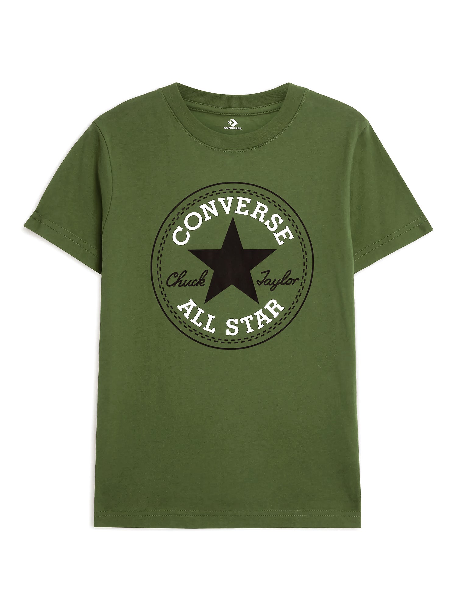 Green converse shirt on sale