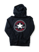 CONVERSE KIDS CONVERSE YOUTH BOYS FLEECE CHUCK TAYLOR PATCH CORE HOODIE - Boathouse