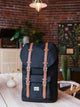 HERSCHEL SUPPLY CO. HERSCHEL SUPPLY CO. LITTLE AMERICA 25L BACKPACK - BLACK/TAN - Boathouse