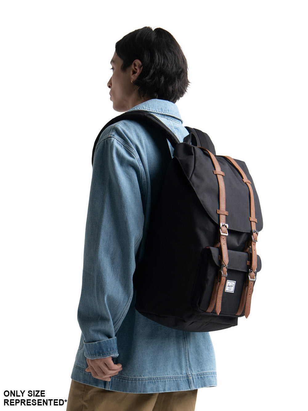 HERSCHEL SUPPLY CO. LITTLE AMERICA 25L BACKPACK - NOIR/TAN