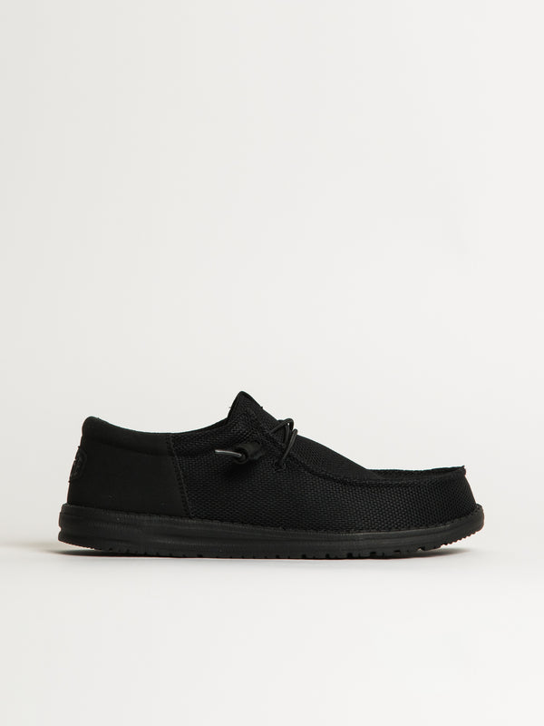 MENS HEYDUDE WALLY FUNK MONO SLIP-ON - BLACK