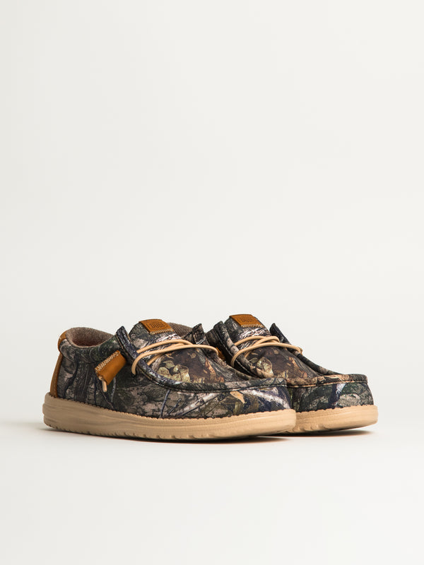 MENS HEYDUDE WALLY MOSSY OAK - CAMO