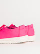 HEYDUDE KIDS HEYDUDE WENDY YOUTH STRTECH CANVAS - PINK - Boathouse