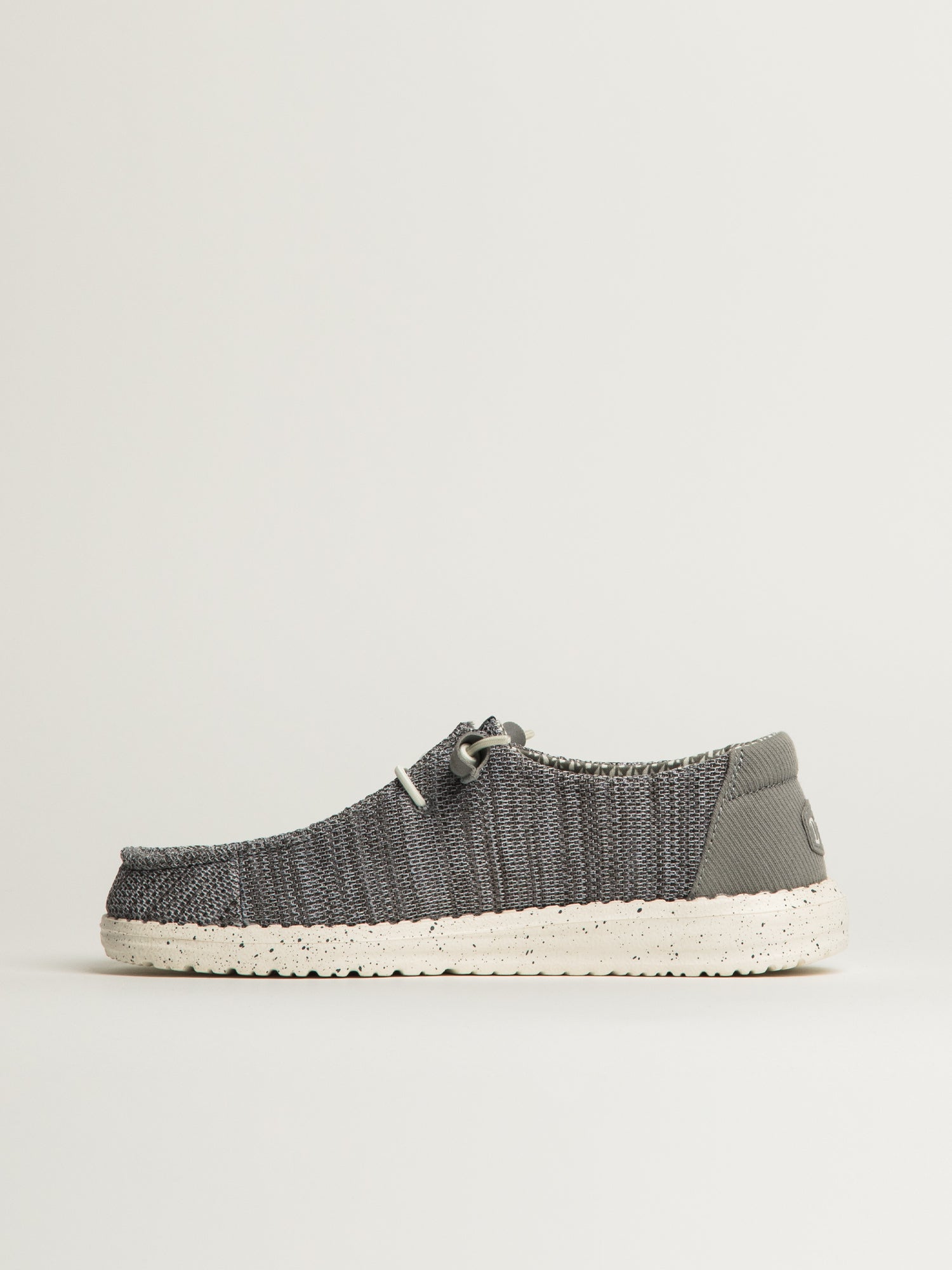 WOMENS HEY DUDE WENDY STRETCH SOX SNEAKER - LIGHT GREY