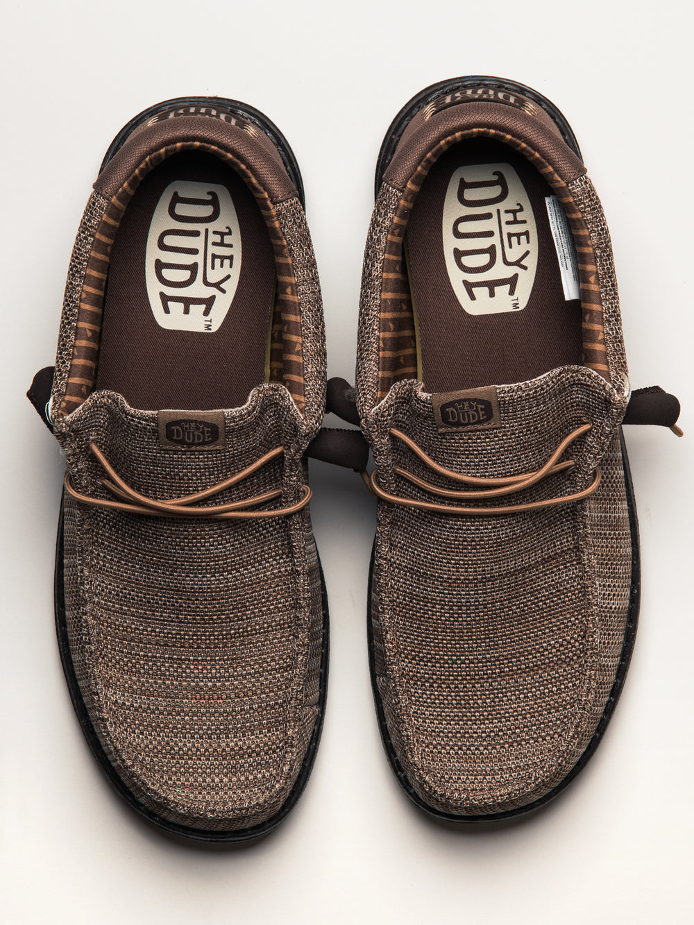 MENS HEYDUDE WALLY STRETCH SOX - TAUPE