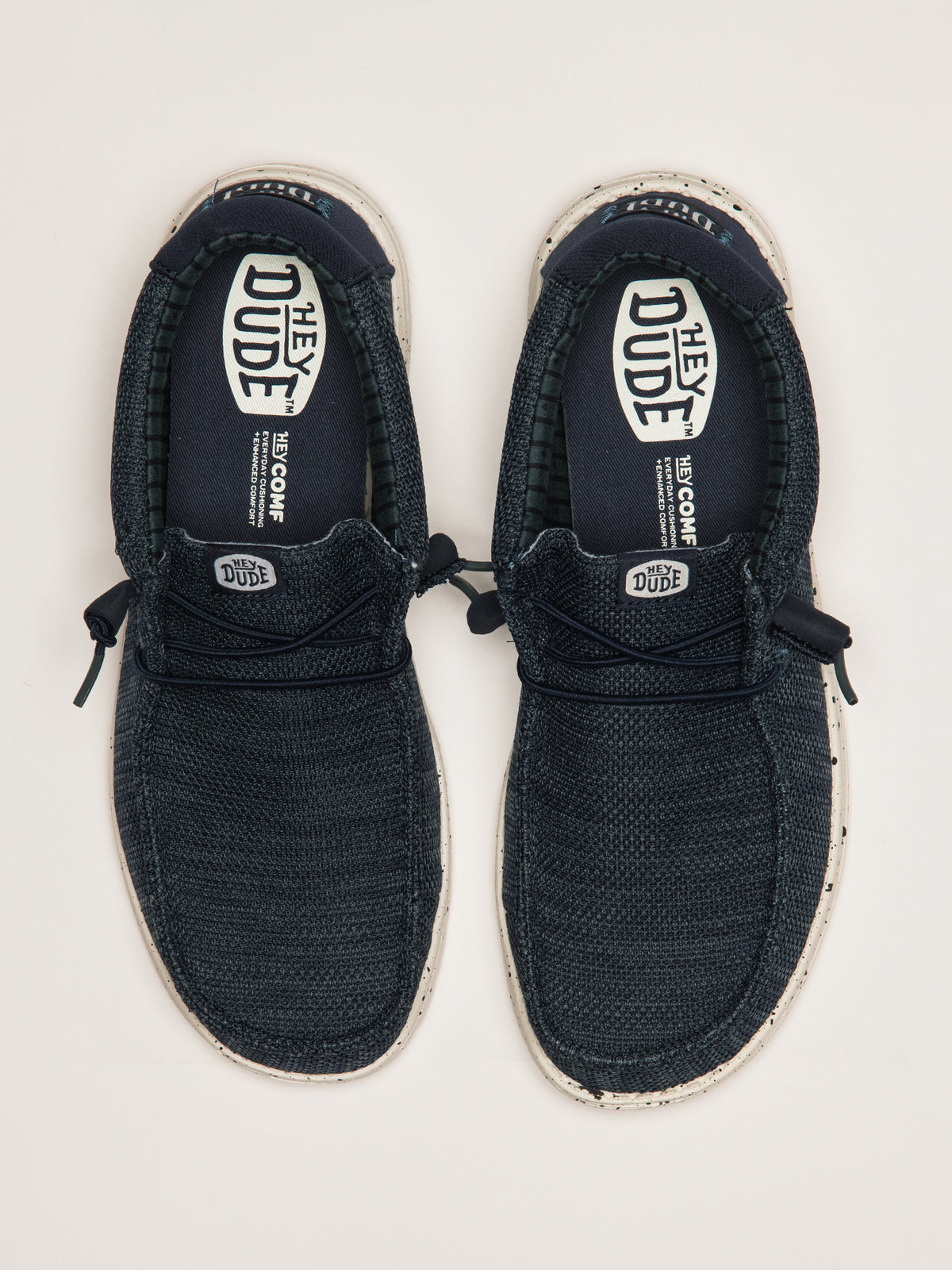 HEYDUDE WALLY STRETCH SOX POUR HOMME - MARINE