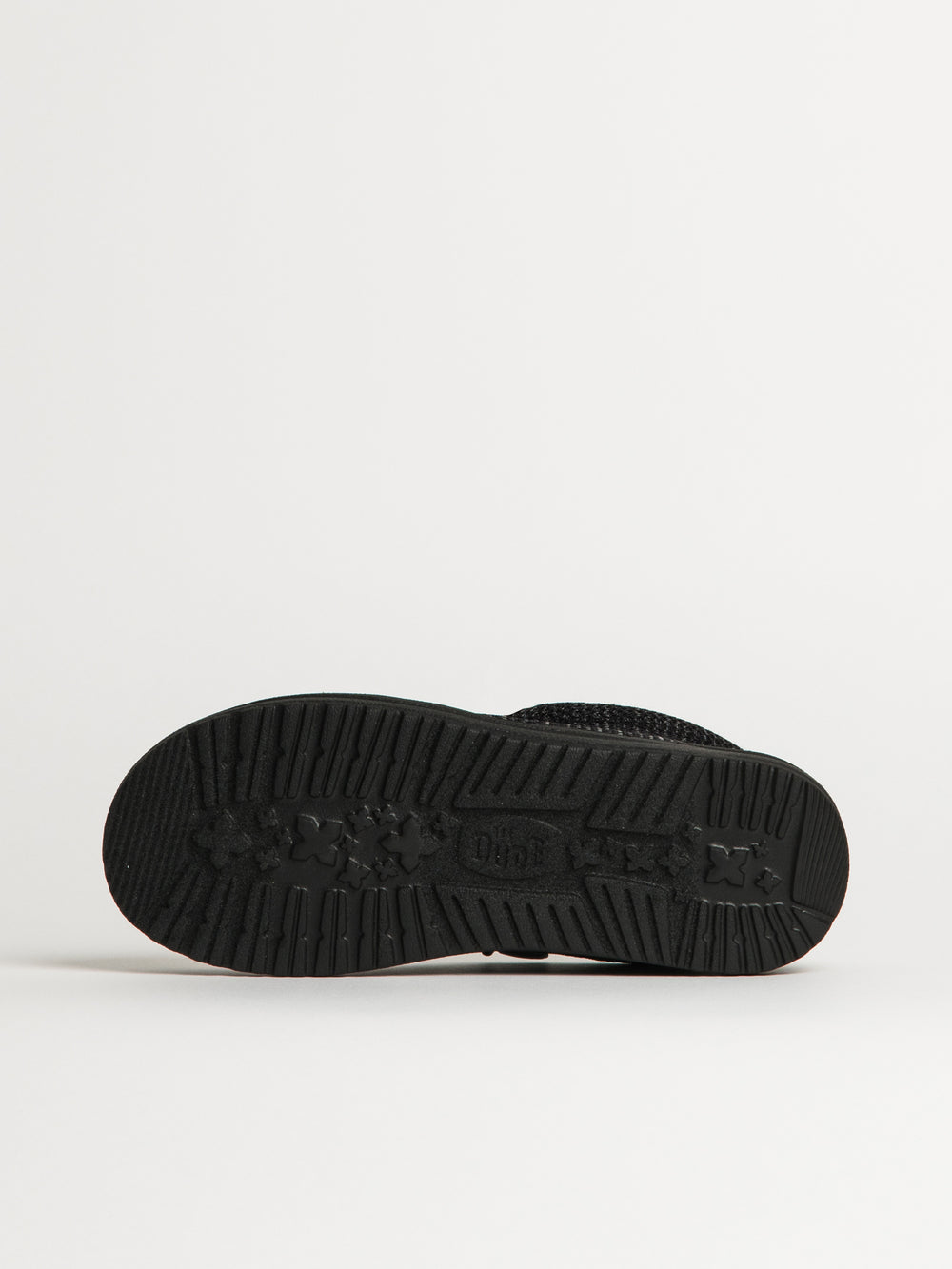 KIDS HEYDUDE WALLY YOUTH STRETCH SOX - BLACK